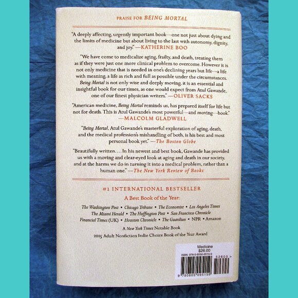 Book - Being Mortal: Medicine and What Matters in the End, by Atul Gawande - Picture 16 of 16